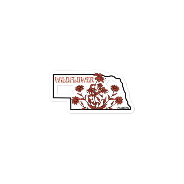 Nebraska Wildflower Sticker