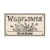 Wildflower Plate Sticker